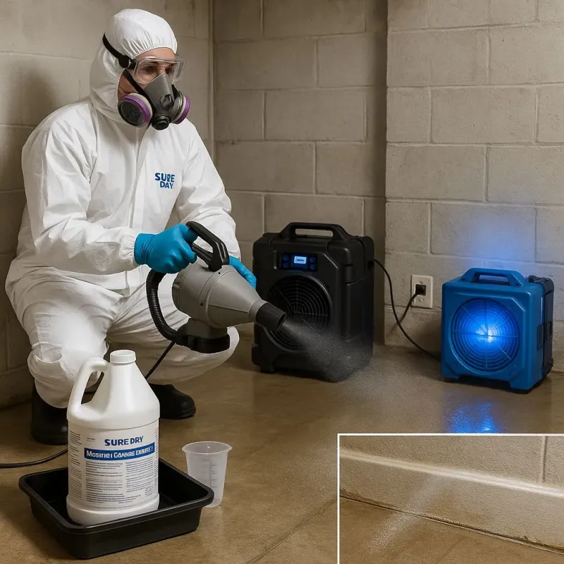 Sanitization and Odor Removal process in Harrisville, WV